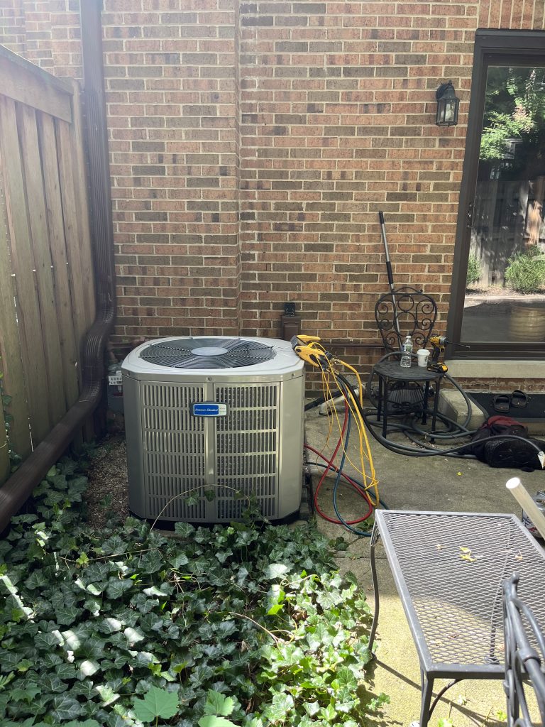 American Standard residential HVAC equipment installation